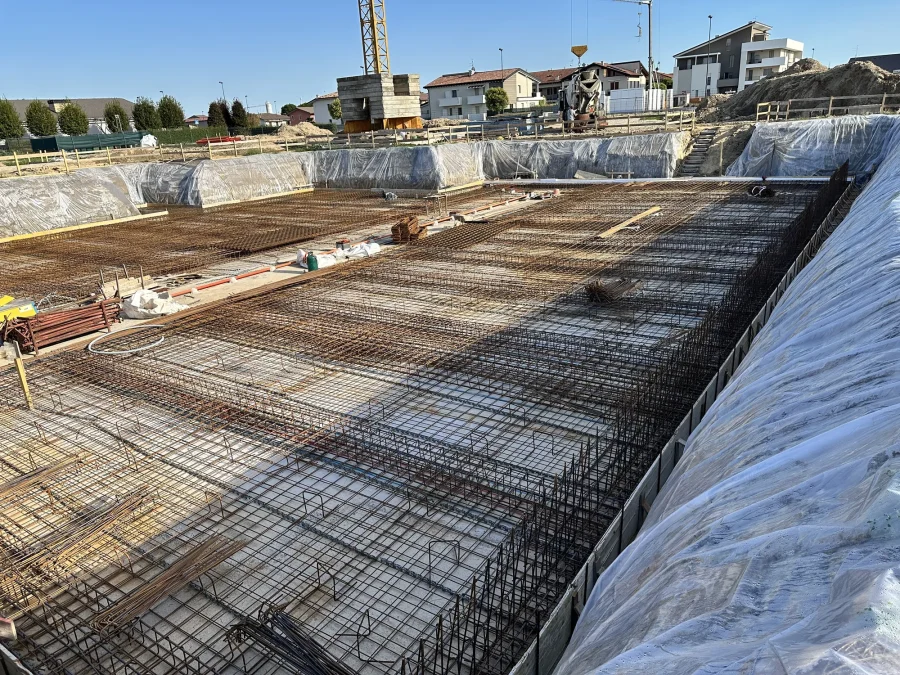 L’armatura della platea di fondazione